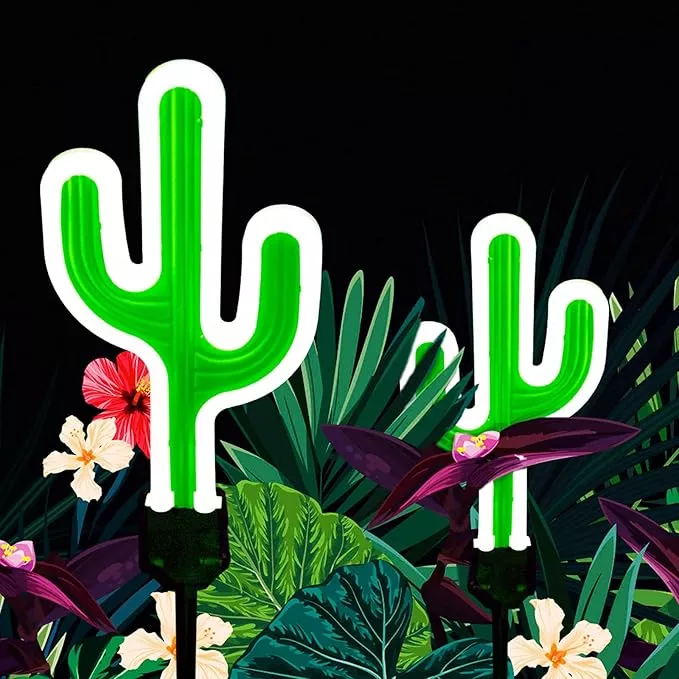 solar-cactus-neon-lights-outdoor-decor-2-pack-41-3-in-gifts-mom-woman-garden-sta Solar Cactus Neon Lights Outdoor Decor- 2 Pack 41.3 in Gifts for Mom Woman, Garden Stake Decorative LED Lights Waterproof Path Lighting for Christmas Yard Lawn Patio Walkway Driveway Sidewalk Decor