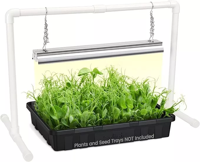soligt-grow-lights-seed-starting-2ft-led-full-spectrum-seedling-lights-with-stan SOLIGT Grow Lights for Seed Starting, 2FT LED Full Spectrum Seedling Lights with Stand for Indoor Plants Vegetable Growing, Duoble Brightness, Height Adjustable, Energy Efficient