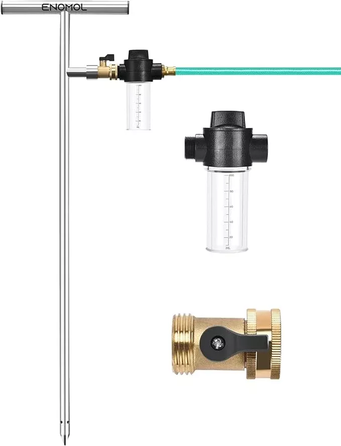 stainless-steel-deep-root-tree-watering-tool-root-feeder-with-fertilizer-bottle- Stainless Steel Deep Root Tree Watering Tool,Root Feeder with Fertilizer Bottle Watering Wand Irrigation System Watering Stake,for Trees Bushes Shrubs Fruit Trees with Brass Valve T-Handle