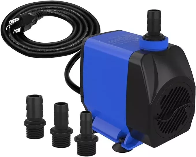 submersible-pump-1056gph-4000l-h-85w-ultra-quiet-with-dry-burning-protection-9-8 Submersible Pump 1056GPH (4000L/H 85W) Ultra Quiet with Dry Burning Protection 9.8ft Power Cord for Fountains, Hydroponics, Ponds, Aquariums & More…