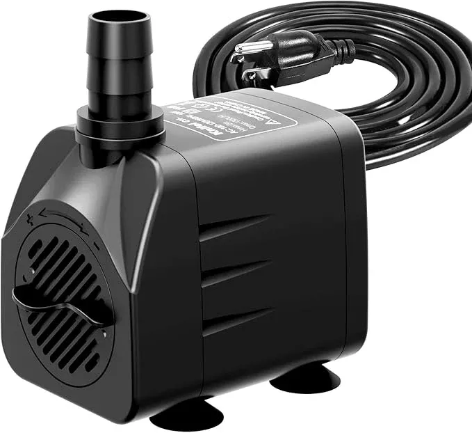 submersible-pump-400gph-with-auto-shut-off-6-5ft-high-lift-fountains-hydroponics Submersible Pump 400GPH with AUTO-Shut-Off 6.5ft High Lift for Fountains, Hydroponics, Ponds, Aquariums & More
