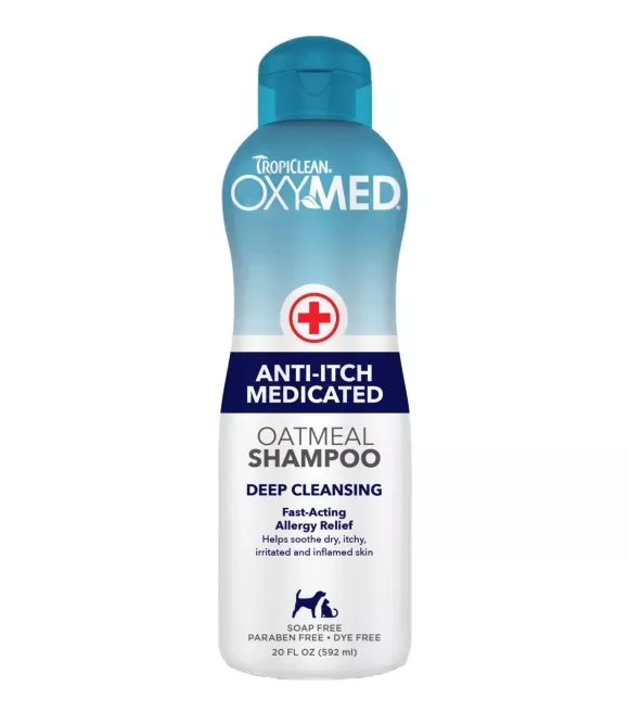tropiclean-anti-itch-medicated-oatmeal-pet-shampoo-20-oz Tropiclean, Anti-itch Medicated Oatmeal Pet Shampoo, 20 oz