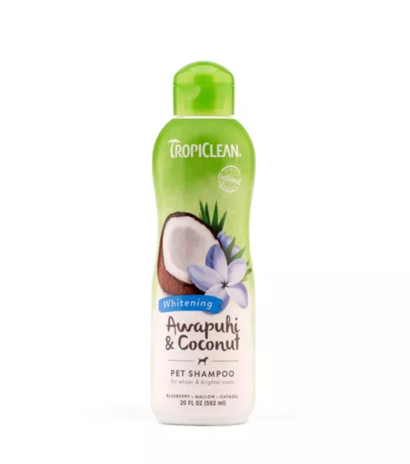 tropiclean-awapuhi-coconut-whitening-pet-shampoo-20-oz TropiClean, Awapuhi & Coconut Whitening Pet Shampoo, 20 oz