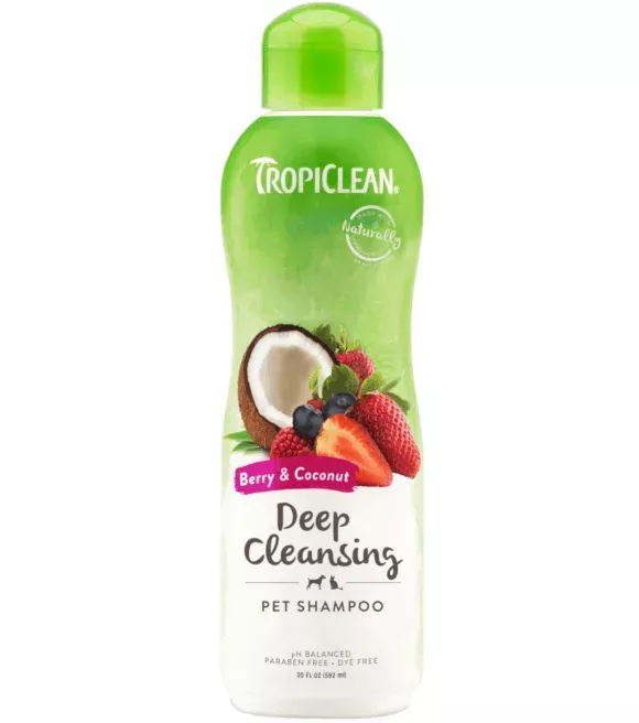 tropiclean-deep-cleansing-berry-coconut-pet-shampoo-20-oz Tropiclean, Deep Cleansing Berry Coconut Pet Shampoo, 20 oz
