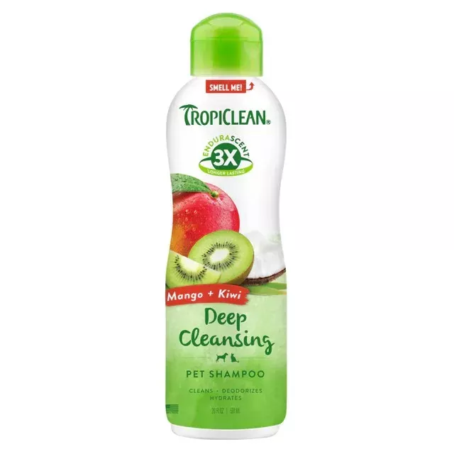 tropiclean-endurascent-mango-kiwi-pet-shampoo Tropiclean, EnduraScent™ Mango Kiwi Pet Shampoo