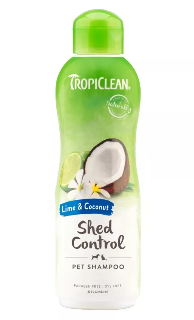Tropiclean, Lime & Coconut Shed Control Shampoo for Pets, 20 oz