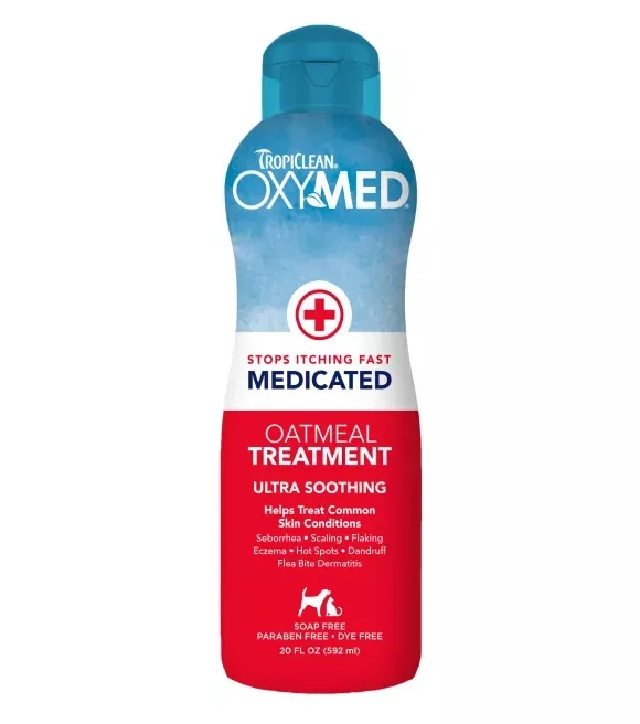 Tropiclean, Oxymed Medicated Oatmeal Pet Shampoo, 20 oz