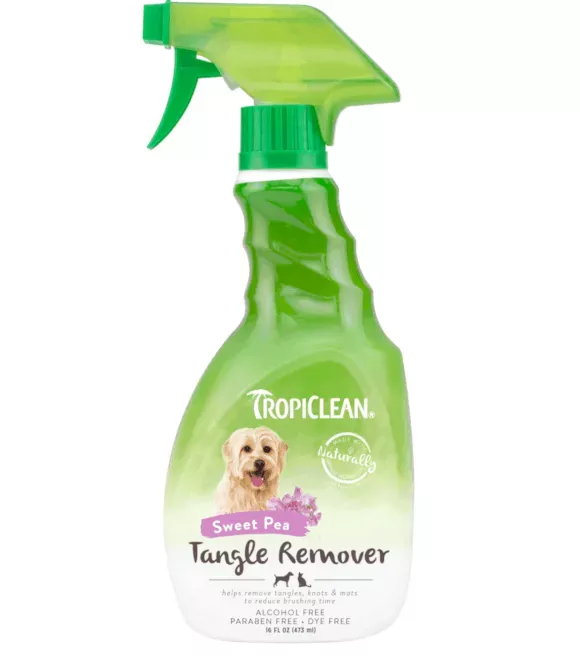 Tropiclean, Sweet Pea Tangle Remover Spray for Pets, 20 oz