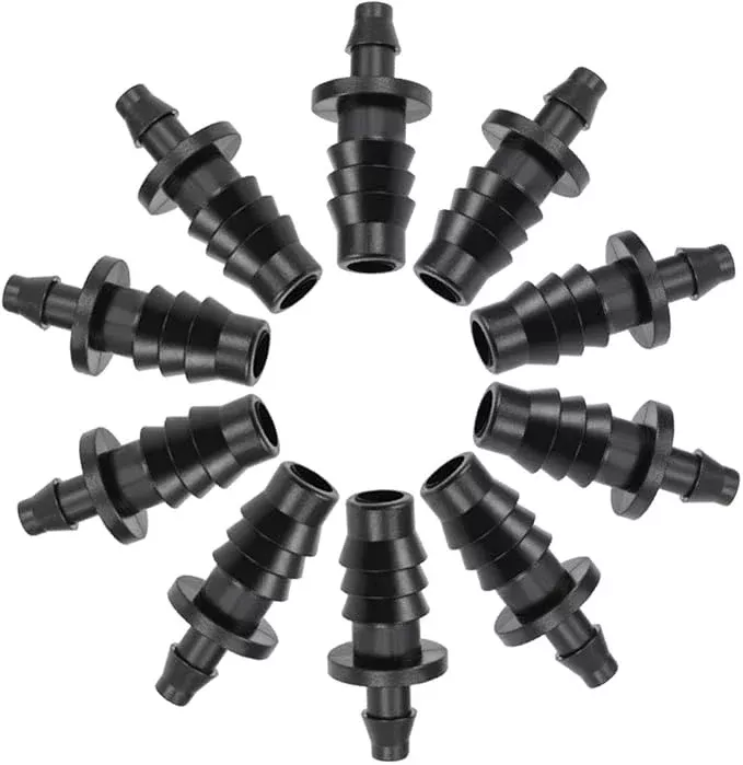 uxcell-barb-drip-pipe-end-closure-cap-4mm-8mm-inner-diameter-hose-plug-connector uxcell Barb Drip Pipe End Closure Cap 4mm and 8mm Inner Diameter Hose Plug Connector for Garden Agricultural Irrigation System, Plastic 10pcs