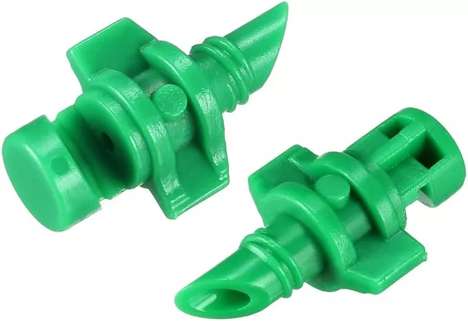 uxcell-micro-sprayer-fan-jet-180-degree-refraction-atomized-dripper-hydroponic-g uxcell Micro Sprayer Fan Jet, 180 Degree Refraction Atomized Dripper Hydroponic Garden Irrigation, 50 Pcs (Green)