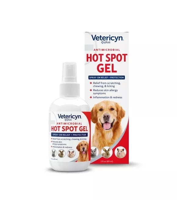 vertericyn-plus-dog-hot-spot-antimicrobial-gel-spray-3-oz Vertericyn, Plus Dog Hot Spot Antimicrobial Gel Spray, 3 oz