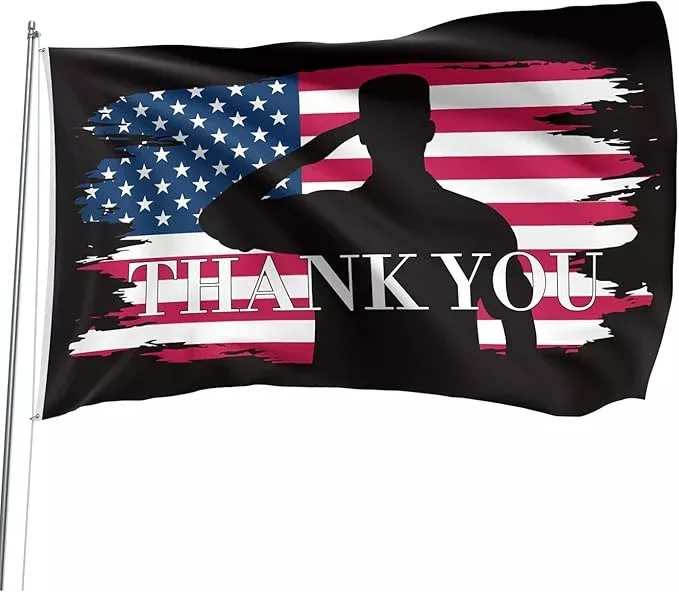 veteran-military-garden-flag-thank-you-veterans-flag-military-soldiers-boots-mem Veteran Military Garden Flag Thank You Veterans Flag for Military Soldiers Boots Memorial Day, 3x5 Ft Double Sided Christian Banners with Brass Grommets Outdoor House Decorations Flag