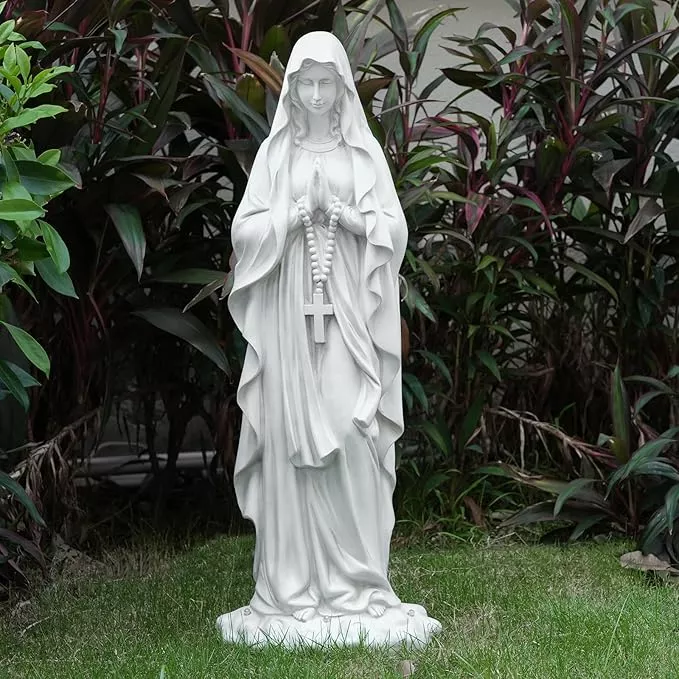 virgin-mary-statue-31-49-inch-religious-garden-statue-solar-mary-statue-outdoor- Virgin Mary Statue 31.49 Inch Religious Garden Statue Solar Mary Statue Outdoor Yard Patio Deck Home Entryway Hallway Sculpture