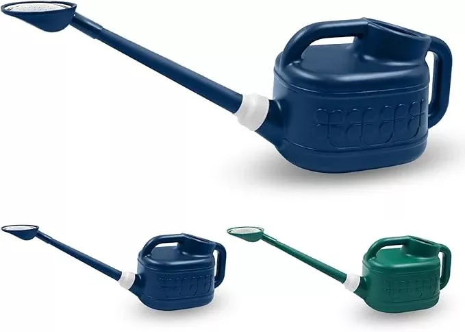 watering-can-indoor-outdoor-plants-plant-watering-can-with-stainless-steel-showe Watering Can for Indoor & Outdoor Plants, Plant Watering Can with Stainless Steel Shower Head, 1 Gallon Plastic Water Can for Garden, Flowers, Vegetable, Greenhouse (AlpineGreen)