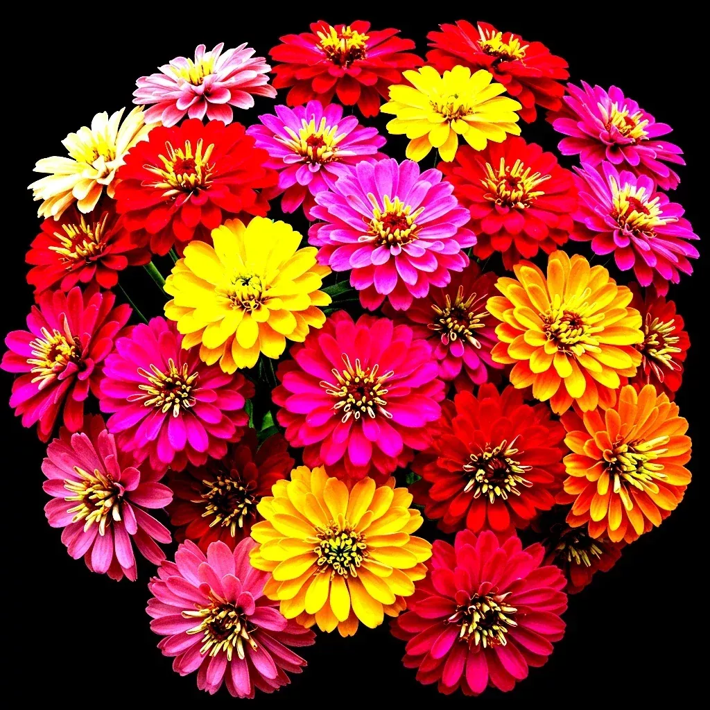 zinnia-seeds-300-summer-mix-heat-tolerant-hummingbird-friendly-zinnia-elegans Zinnia Seeds - 300+ Summer Mix - Heat Tolerant Hummingbird Friendly - Zinnia elegans