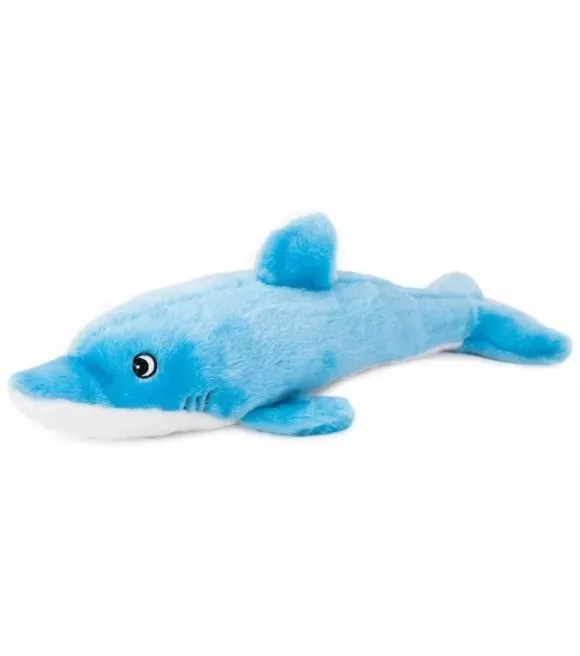 ZippyPaws, Blue Jigglerz Dolphin Plush