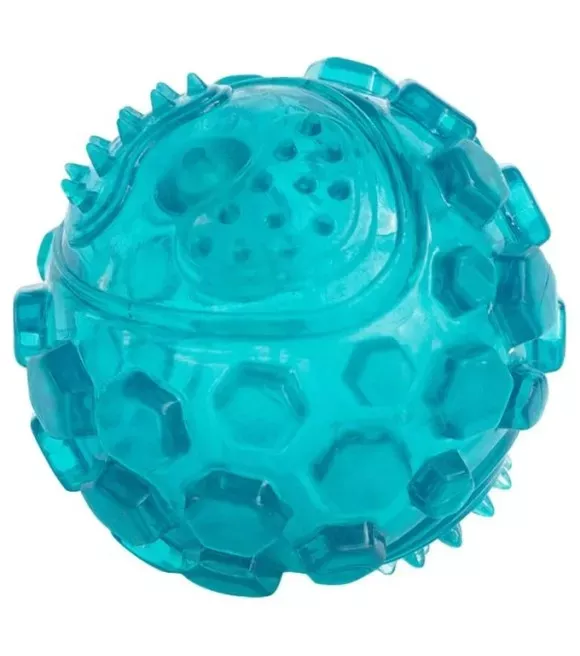 ZippyPaws, Large Teal Squeaker Ball Dog Toy