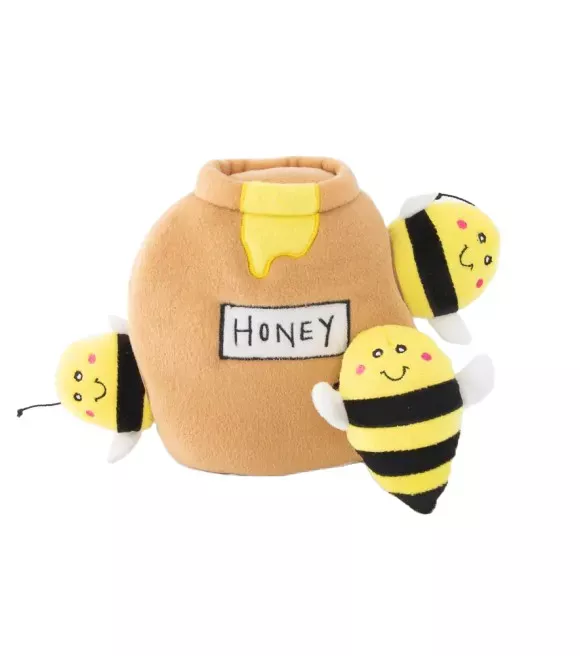 ZippyPaws, Zippy Burrow Honey Pot Burrow Plush