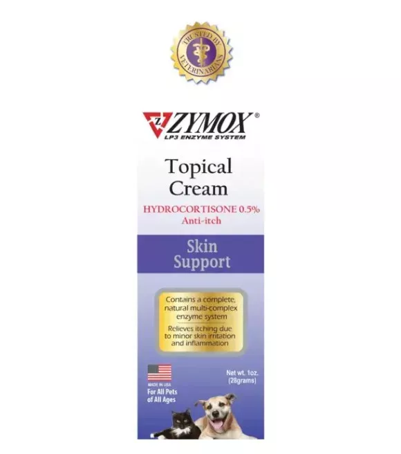 zymox-topical-cream-with-0-5-hydrocortisone-pets-1-oz ZYMOX, Topical Cream with 0.5% Hydrocortisone For Pets, 1 oz